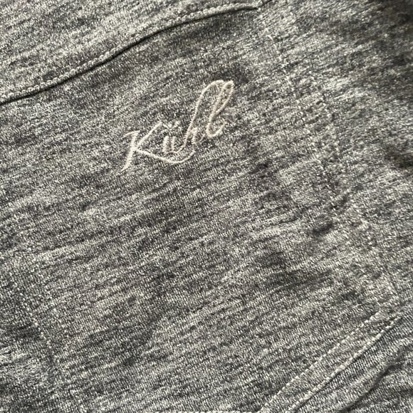 KUHL Heathered Grey Mova Unlined Stretch Active Soft Hiking Cargo Skirt - Size M - Picture 5 of 6